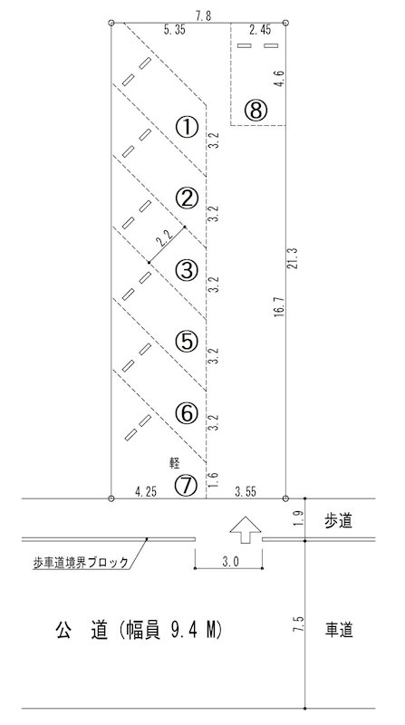 深坪パーキング(N127) (軽自動車) 間取り