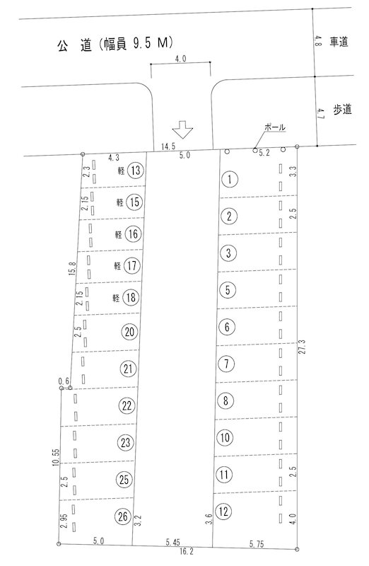 天野パーキング(N005軽自動車)  間取り