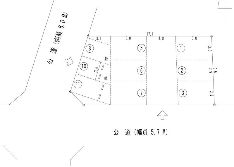 NST増田駐車場(N189) (軽自動車) 間取り