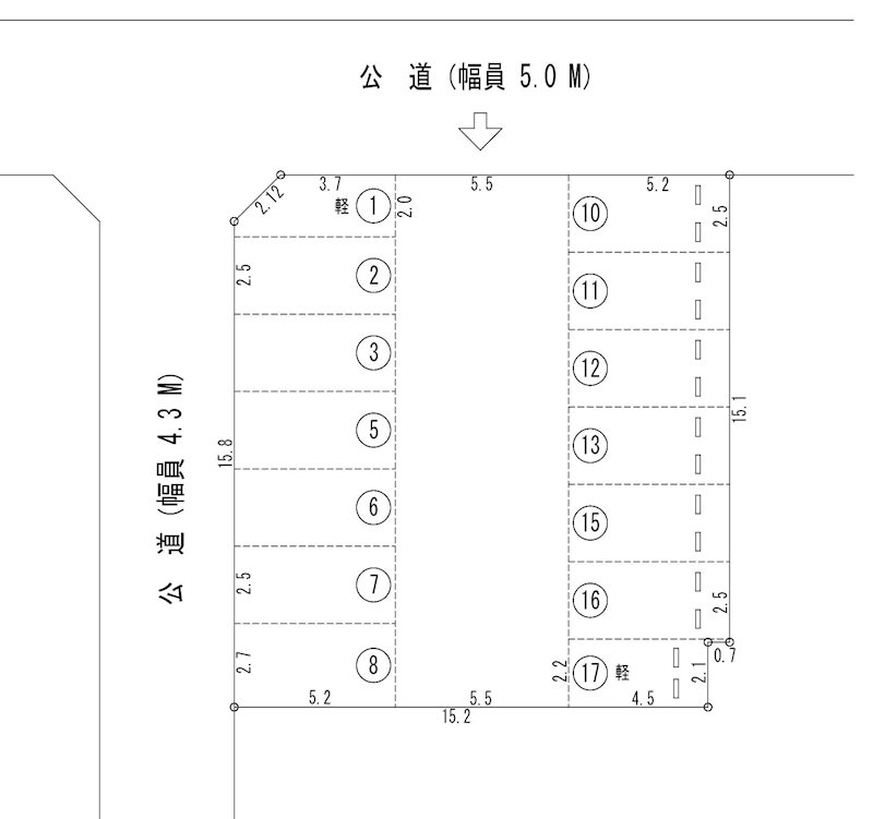 KMパーキング(N045-3) 間取り