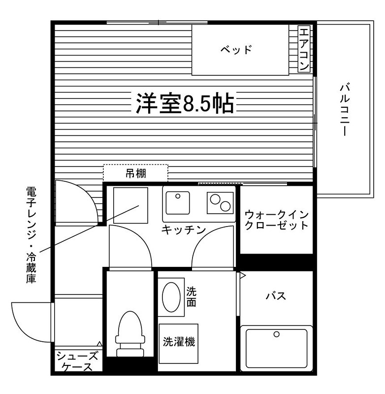 アーバンハイツEdoブリッジ 間取り