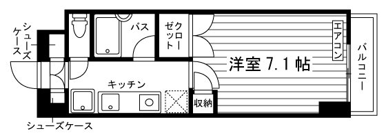 アーツ芝浦 間取り