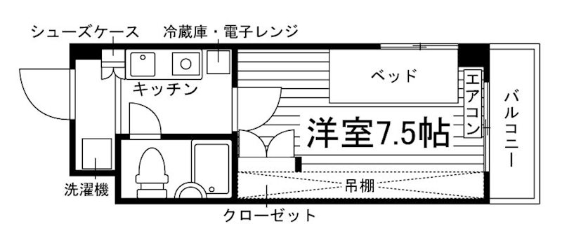 ベルフレール元住吉 間取り