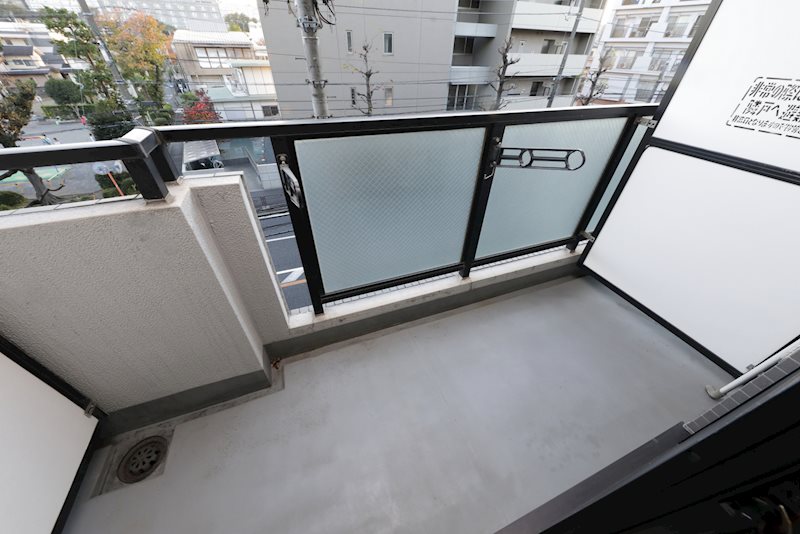 ベルフレール元住吉 ベランダ