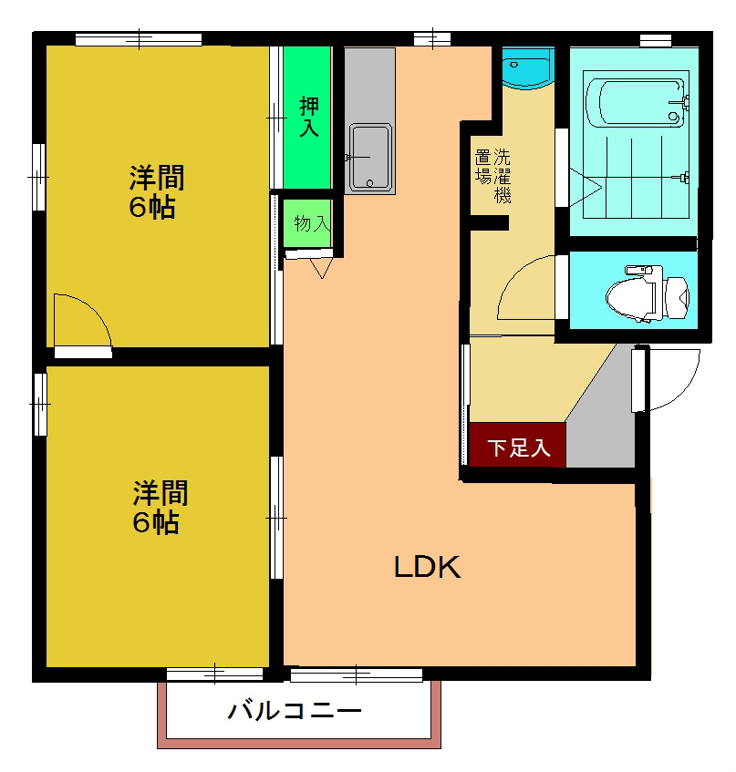 サンライト古川Ａ 間取り