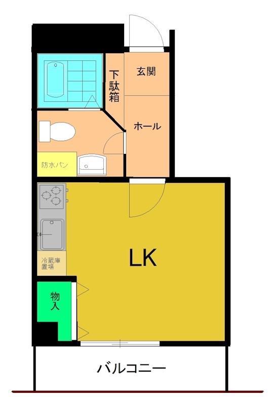 郡山ダイカンプラザ 805号室 間取り