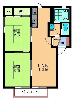 サンテラスＡ 間取り図