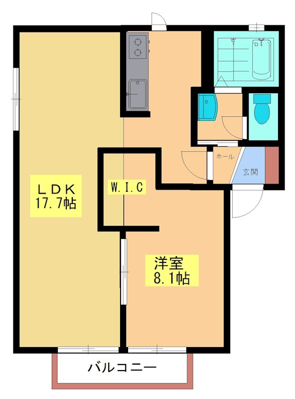 サンテラスＢ 間取り図
