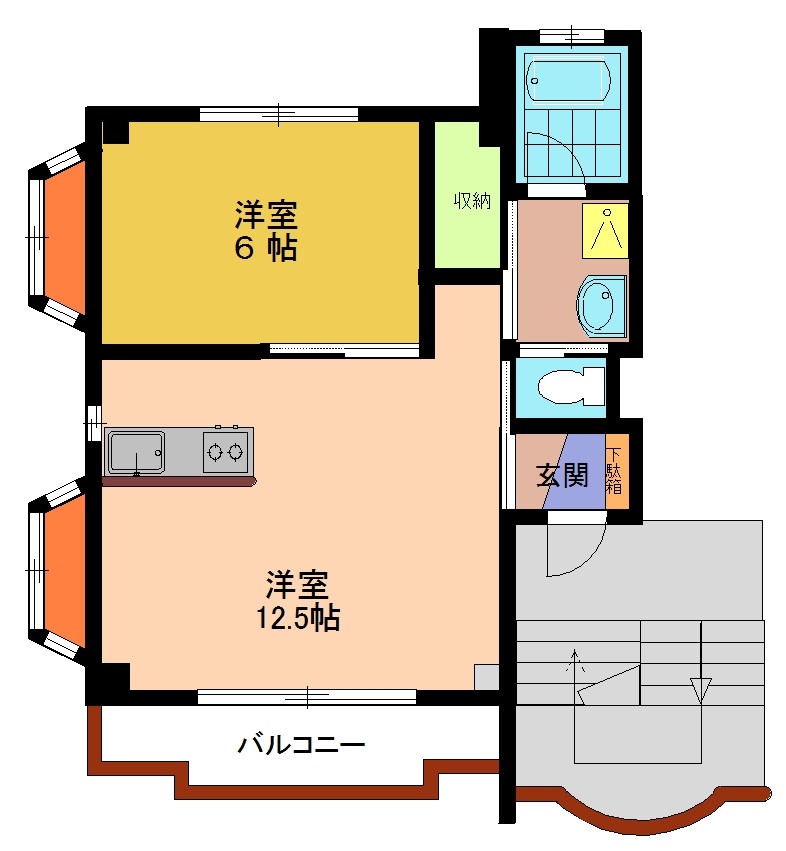 ペニーレイン　東 間取り図
