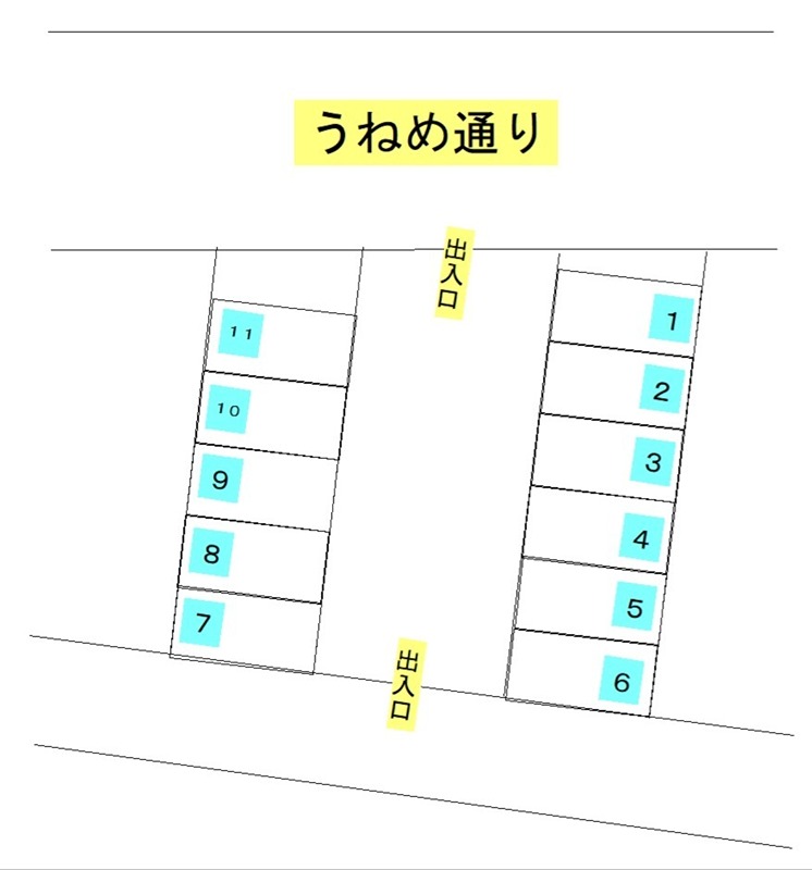 若葉&Yacute;駐車場  間取り