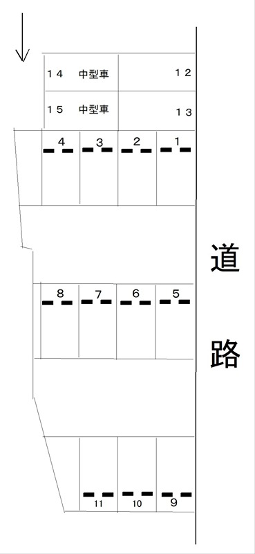 細沼第３駐車場 間取り