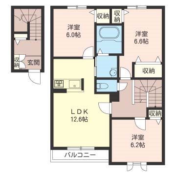 桜ヴィレッジＢ 間取り