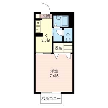 ヤマニヒルズA 間取り