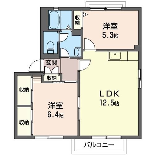 スプリングヴァレイD 間取り