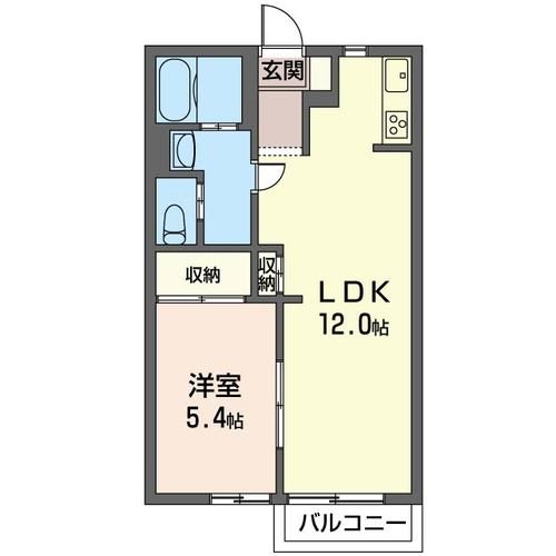 YMAハイツA 間取り