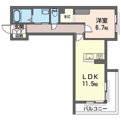 アメニティーなかにしⅤ 間取り