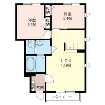 ニューサンA 間取り