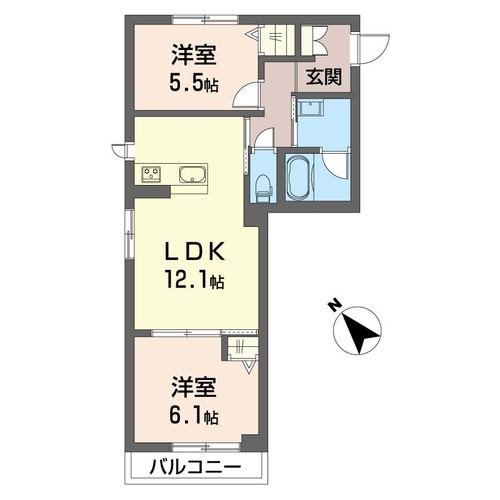 クリスタルコート 間取り