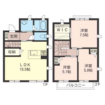 コートルミエールD 間取り