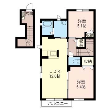パークサイドヒルズＢ 間取り