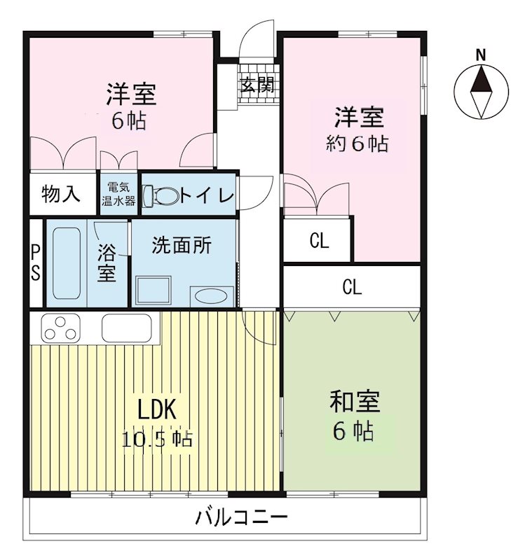 コーポしろかね 間取り