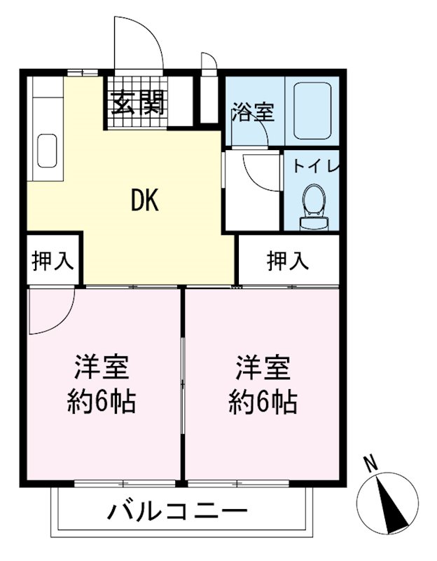 シティハイツ若葉 間取り