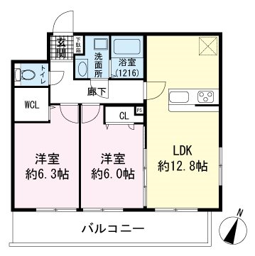 アンジェパティオ函南 間取り