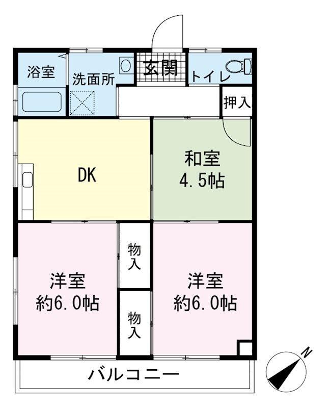 新井アパート 間取り