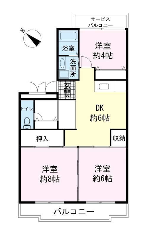 アヴニールドゥモエ 間取り