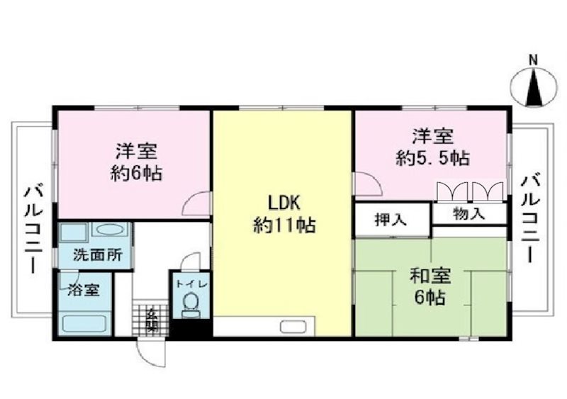パミール香貫 間取り