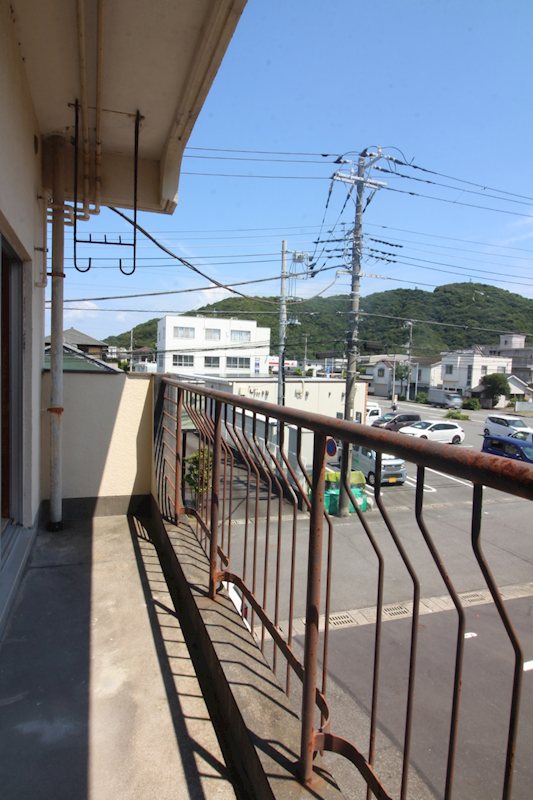 香陵コーポ ベランダ