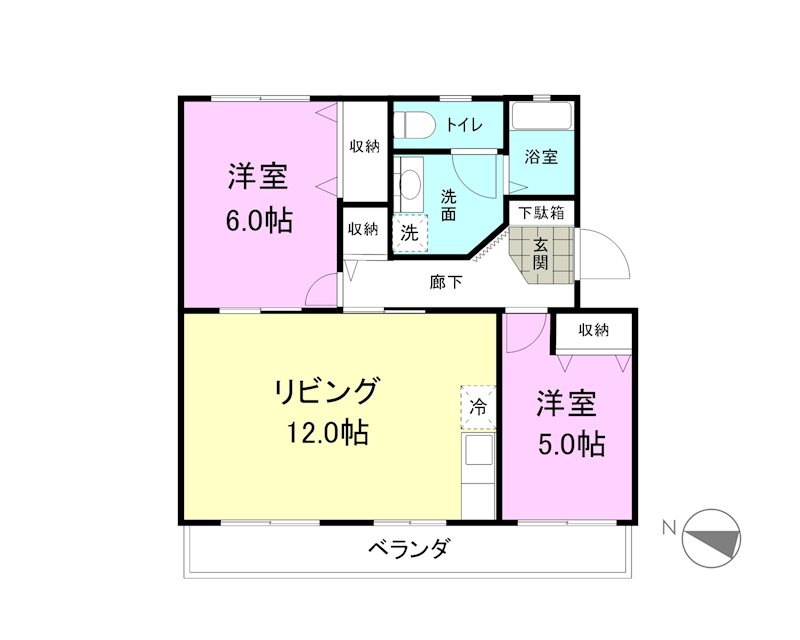 井ノ上ハイツ 間取り