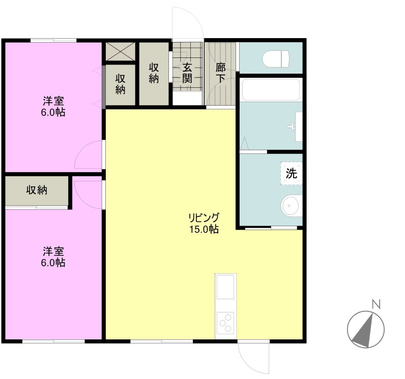 A-フラッツ 間取り