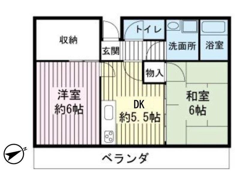 ファランドールエバラ 間取り