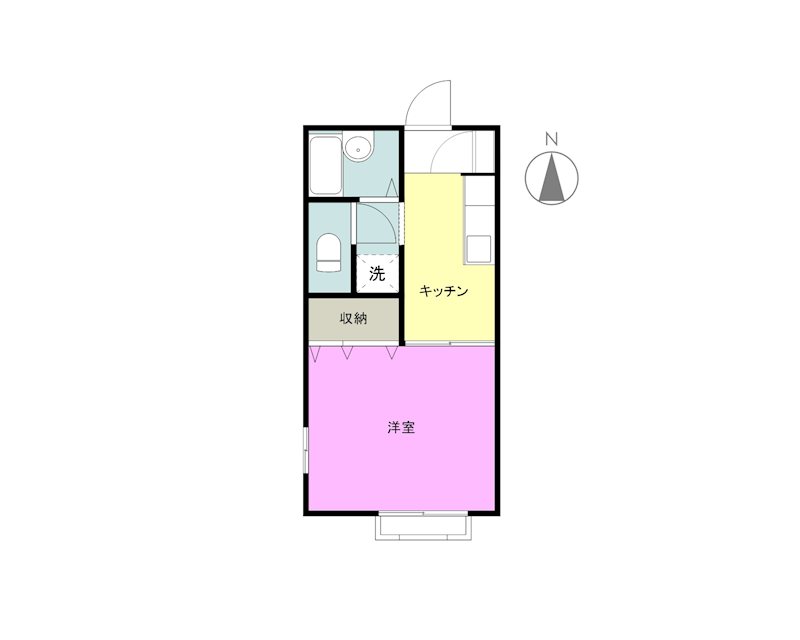 ハイム細小路Ⅱ 間取り