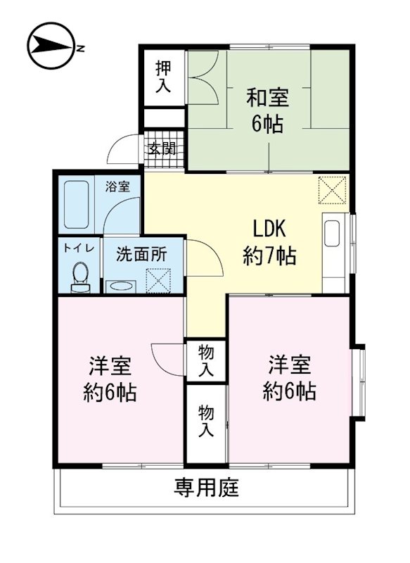 ソワサント大岡 間取り