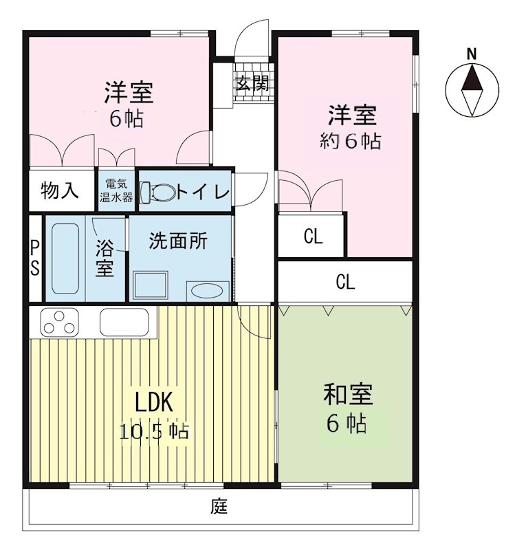 コーポしろかね 間取り