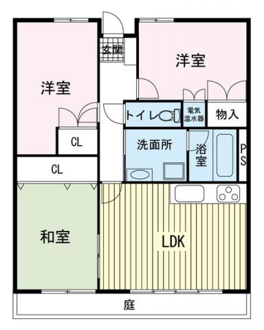 コーポしろかね 間取り