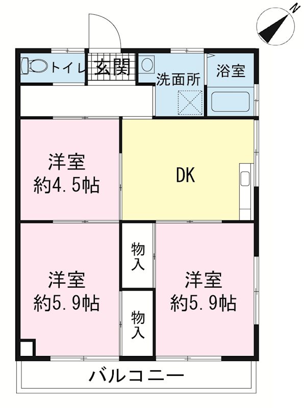 新井アパート 間取り