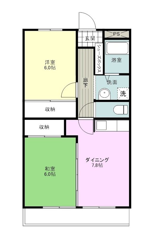 アビタシオンカモガワ 間取り