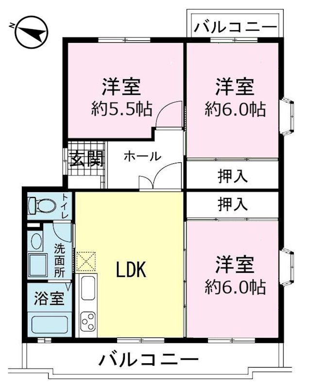 アヴニールドゥモエ 間取り