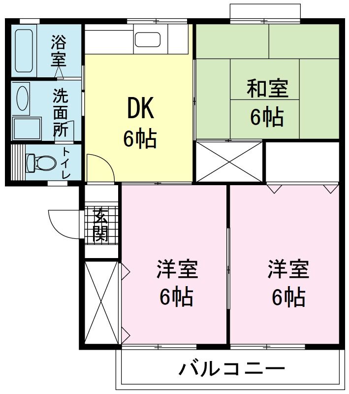 メゾン来光C 間取り