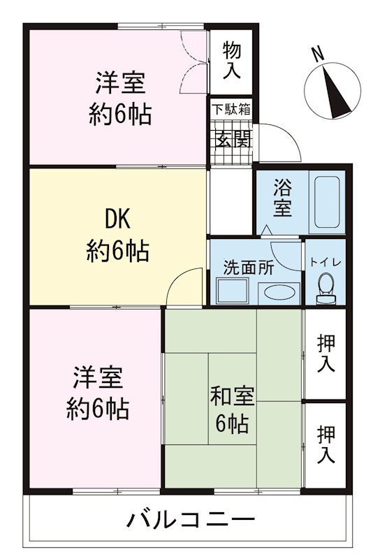 セジュールヤマト 間取り