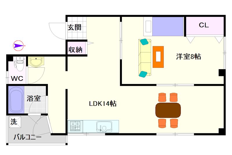 鈴江マンション 間取り