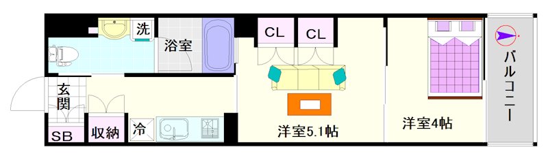 ＫＬＣタワー大阪 間取り