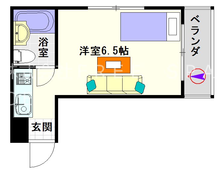 LeALeA大正58番館 間取り
