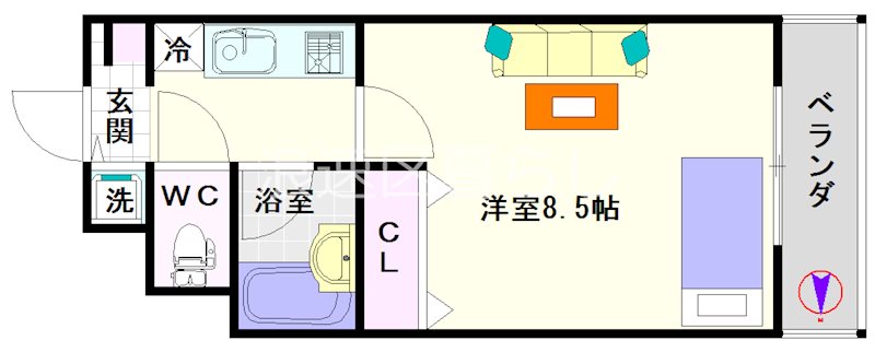 アネシス河合 間取り