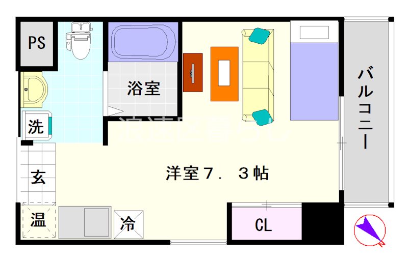アートプラザ日本橋東 間取り