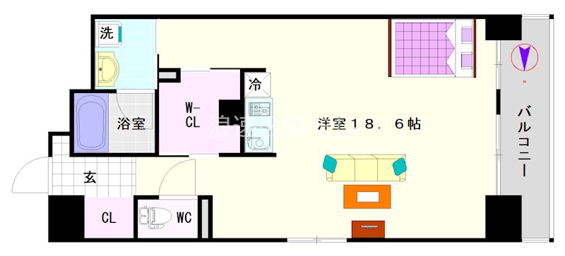 Wolf Pack Apartment 間取り