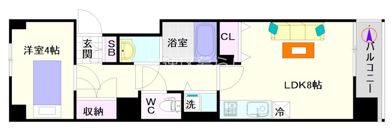 オーシャン日本橋東 間取り